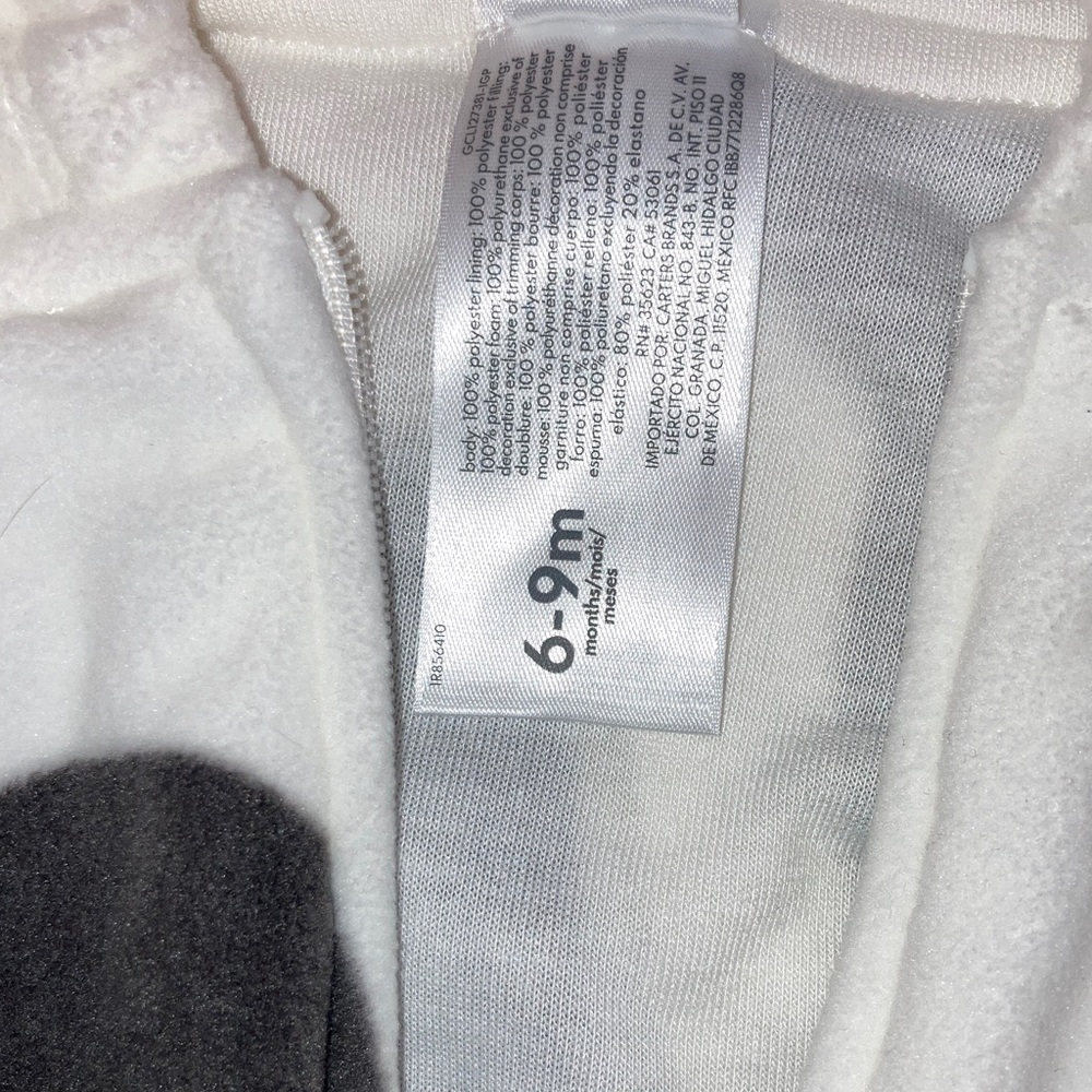 #68. 🆕 NWT - Carter's Black and White Cow Print Costume - Picture 6 of 9